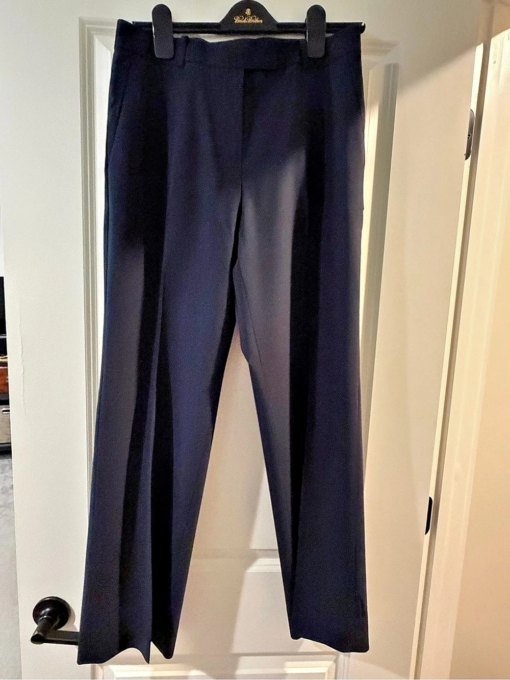 Brooks Brothers Women's Straight Leg Navy Trousers Size 6 Like New